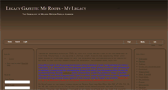 Desktop Screenshot of legacygazette.com